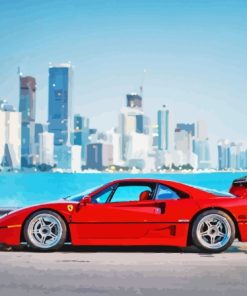 Aesthetic Ferrari F40 Paint By Numbers