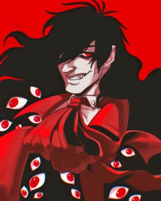 Aesthetic Hellsing Art Paint By Numbers