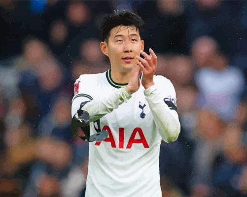 Aesthetic Son Heung Min Paint By Numbers