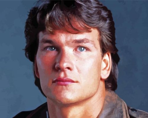 Aesthetic Patrick Swayze Paint By Numbers