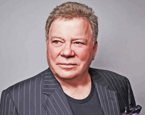 Aesthetic William Shatner Paint By Numbers