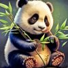 Baby Panda Paint By Numbers