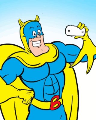 Bananaman Animation Paint By Numbers