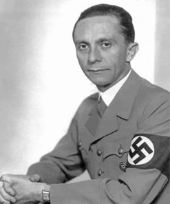 Black And White Joseph Goebbels Paint By Numbers