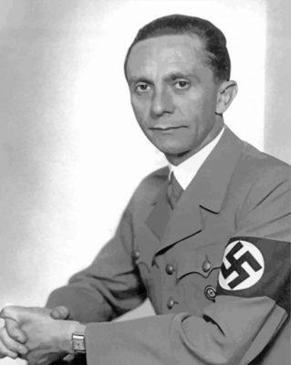 Black And White Joseph Goebbels Paint By Numbers