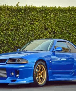 Blue Skyline GTR Paint By Numbers