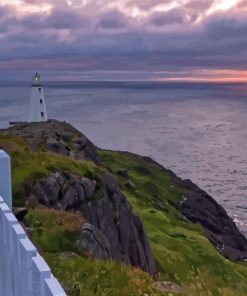 Cape Spear Lighthouse Paint By Numbers