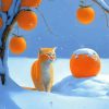 Cat And Oranges Paint By Numbers