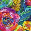 Colorful Flowers Jeanette Vertentes Paint By Numbers