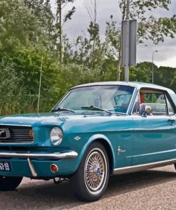 Cool Ford Mustang 65 Paint By Numbers