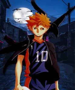 Cool Shoyo Hinata Paint By Numbers