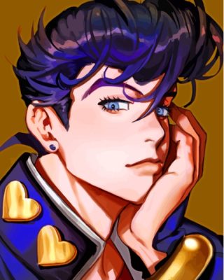 Cool Josuke Higashikata Paint By Numbers