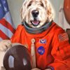 Dog Astronaut Paint By Numbers