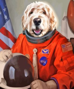 Dog Astronaut Paint By Numbers