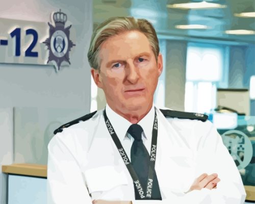 Adrian Dunbar Actor In Line Of Duty Paint By Numbers