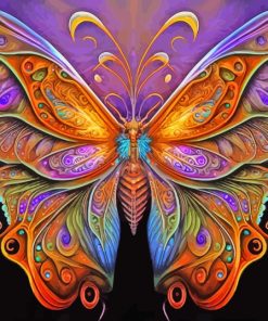 Fantasy Butterfly Art Paint By Numbers