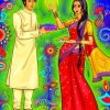 Indian Couple Paint By Numbers