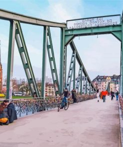 Iron Footbridge Germany Paint By Numbers