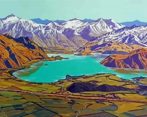 Lake Wanaka Art Paint By Numbers