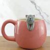Pink Cat Mug Paint By Numbers