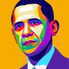 Pop Art Barack Obama President Of America Paint By Numbers