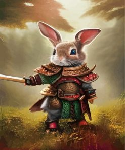 Rabbit Knight Paint By Numbers