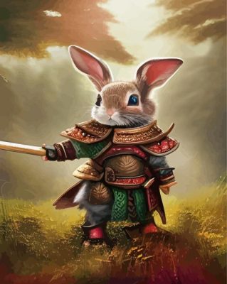 Rabbit Knight Paint By Numbers