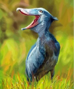 Shoebill Art Paint By Numbers