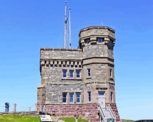 Signal Hill Cabot Tower Saint John Paint By Numbers