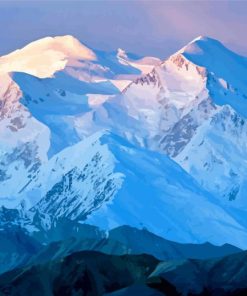 Snowy Denali Paint By Numbers