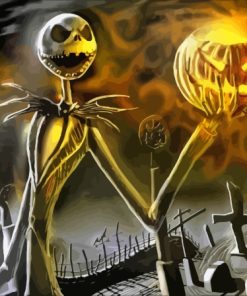 The Nightmare Before Christmas The Pumpkin King Paint By Numbers