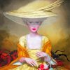 Vintage Woman Ray Caesar Paint By Numbers
