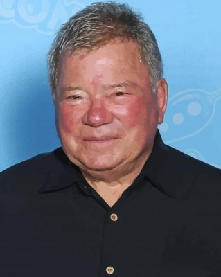 William Shatner Paint By Numbers