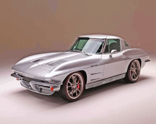 1963 Chevrolet Corvette Paint By Numbers