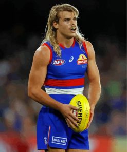Bailey Smith Australian Rules Football Player Paint By Numbers