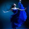 Ballet Dancer In Blue Paint By Numbers