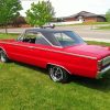Black And Red Plymouth Belvedere Paint By Numbers