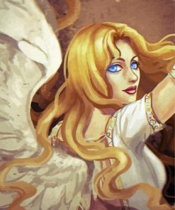 Blonde White Angel Paint By Numbers