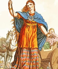 Boudica Ancient Queen Paint By Numbers