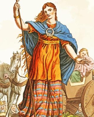 Boudica Ancient Queen Paint By Numbers