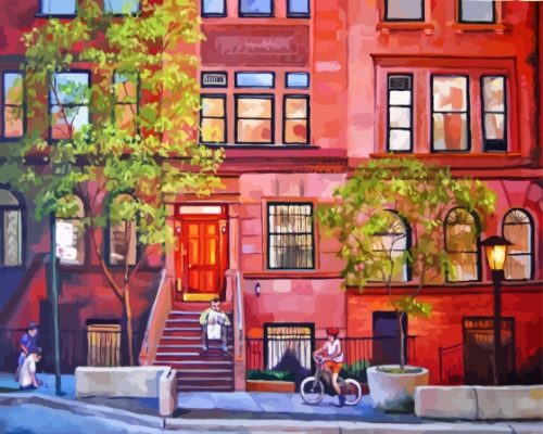 Brooklyn Brownstone Paint By Numbers