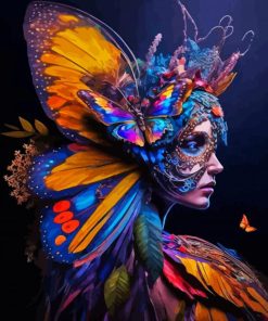Butterfly Goddess Paint By Numbers