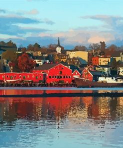 Canada Lunenburg Town Paint By Numbers