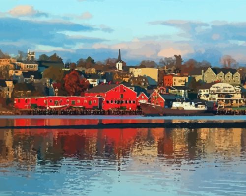 Canada Lunenburg Town Paint By Numbers