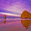 Cannon Beach Oregon Sunrise Paint By Numbers