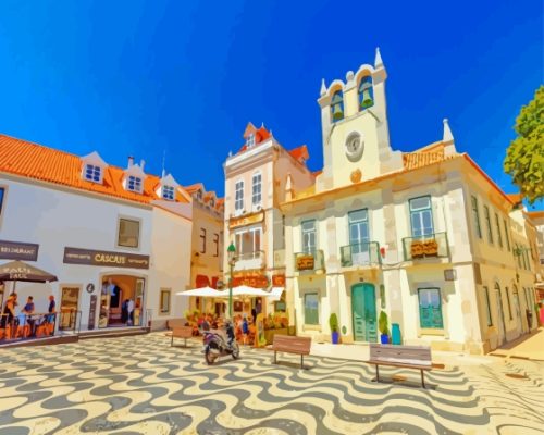 Cascais Town Hall Buildings Paint By Numbers