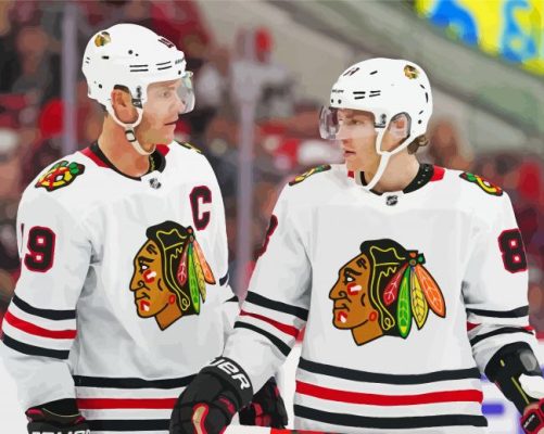 Chicago Blackhawks Players Paint By Numbers