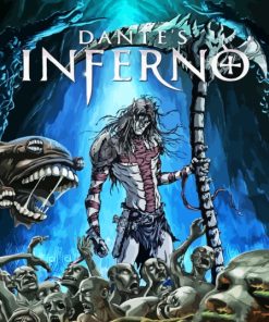 Dante's Inferno Video Game Paint By Numbers