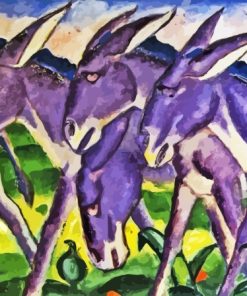 Donkey Frieze By Franz Marc Paint By Numbers