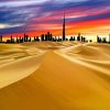 Dubai Desert Sunset Scene Paint By Numbers